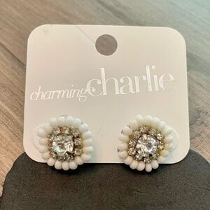 Nwt Charming Charlie Post Earrings